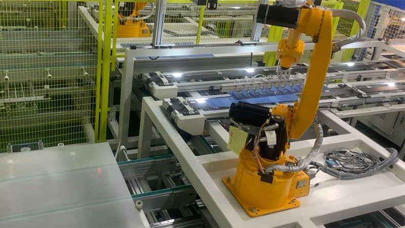 Роботизированная линия для укладки цепочек
