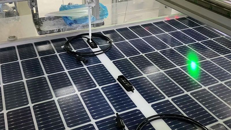 Автоматическая машина для заливки распределительной коробки